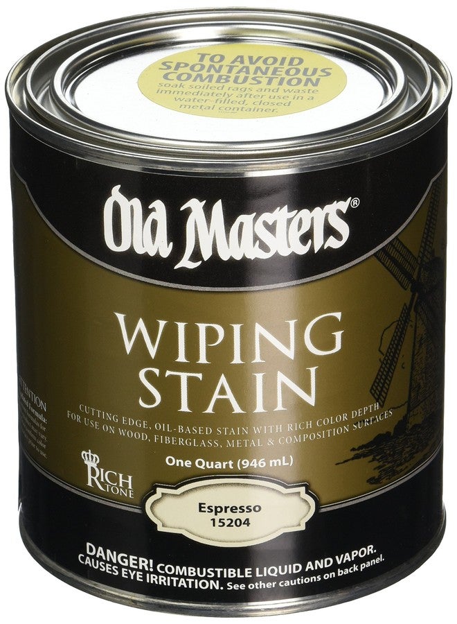 Old Masters 15204 Qt Espresso Wiping Stain 240 - Image 1