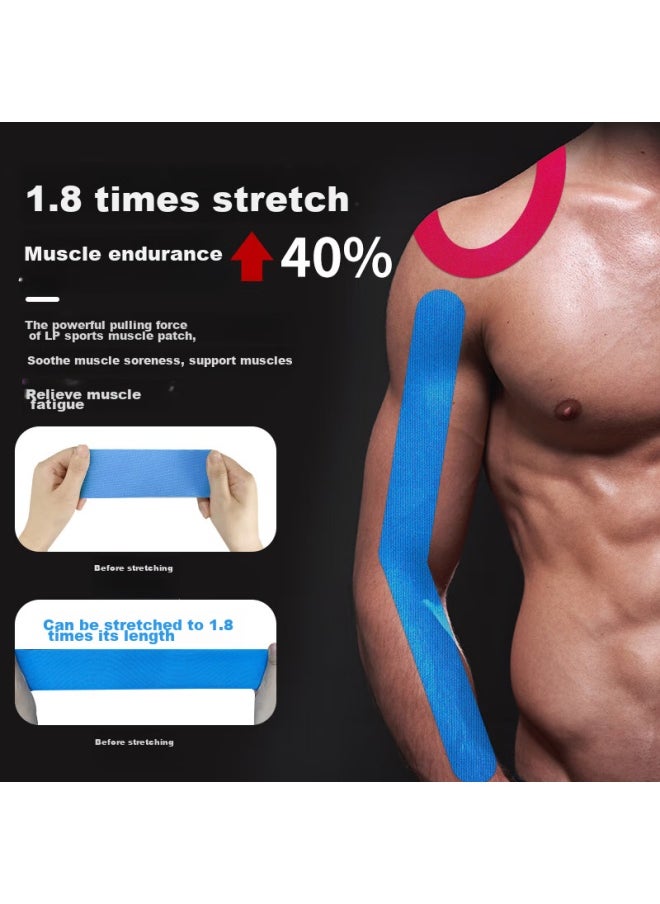 LP Lp Athlete-specific Muscle Tape, Pre-cut Sports Bandage, Kinesiology Tape, Muscle Strength Tape, Basketball Knee Tape  - Image 3