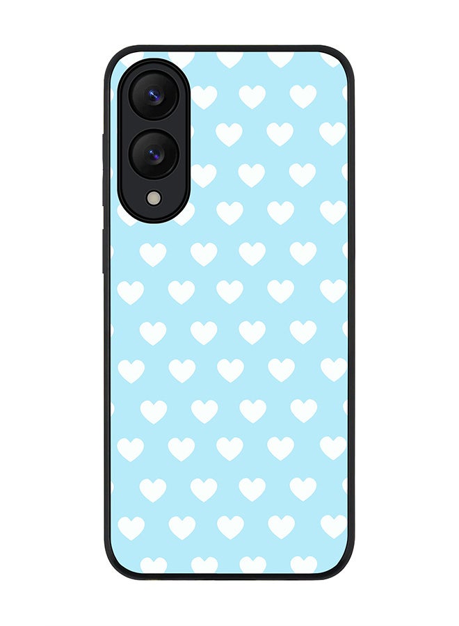 Stylizedd For Samsung Galaxy S25 Edge Case,Slim fit Camera Protection, Shockproof Thin Phone cover  - Baby Blue Hearts