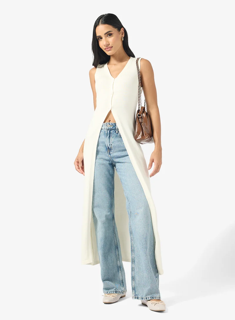 Ginger Button Down Maxi Cardigan