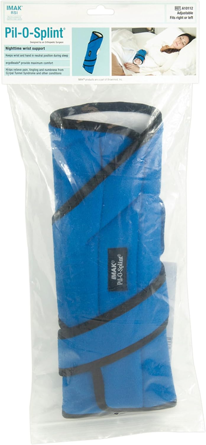 Brownmed IMAK RSI PilOSplint  Wrist Brace for Carpal Tunnel  Removable Splint  Nighttime Wrist Support for Pain Relief - Image 1