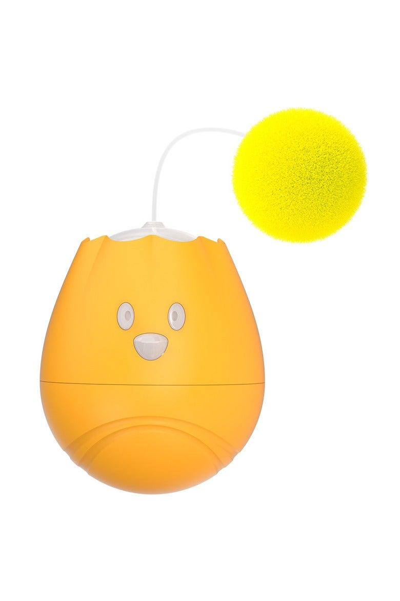 عام كرة لعب للقطط تعمل بالكهرباء وتتحرك ذاتيًا، مصنوعة من مواد متينة، مصممة لتخفيف ملل الحيوانات الأليفة. - Image 4