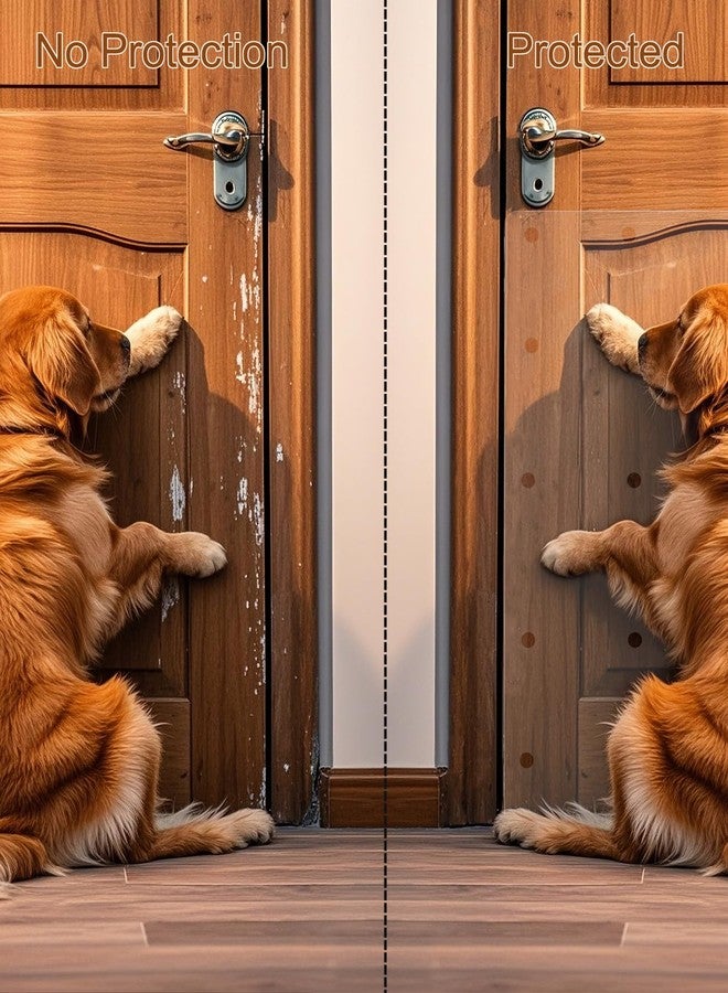 CHAGOL Door Protector for Dog and cat,Flexible Door Guard Cover，Custom-Cut Door Shield for Pets to Protect Your Door & Wall Size 43'' x 16'' (1, 43'' x 16'') - Image 4
