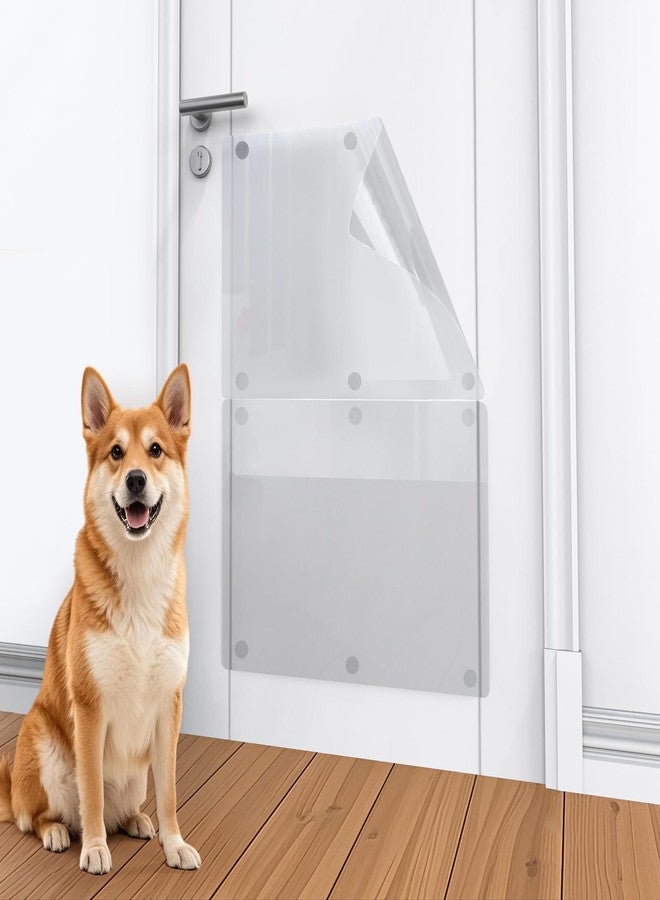 CHAGOL Door Protector for Dog and cat,Flexible Door Guard Cover，Custom-Cut Door Shield for Pets to Protect Your Door & Wall Size 43'' x 16'' (1, 43'' x 16'') - Image 1