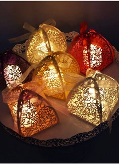 KASTWAVE Laser Cut Rose Candy Gift Boxes, Favor Boxes 2.5"x 2.5"x 3.1"  - Image 4