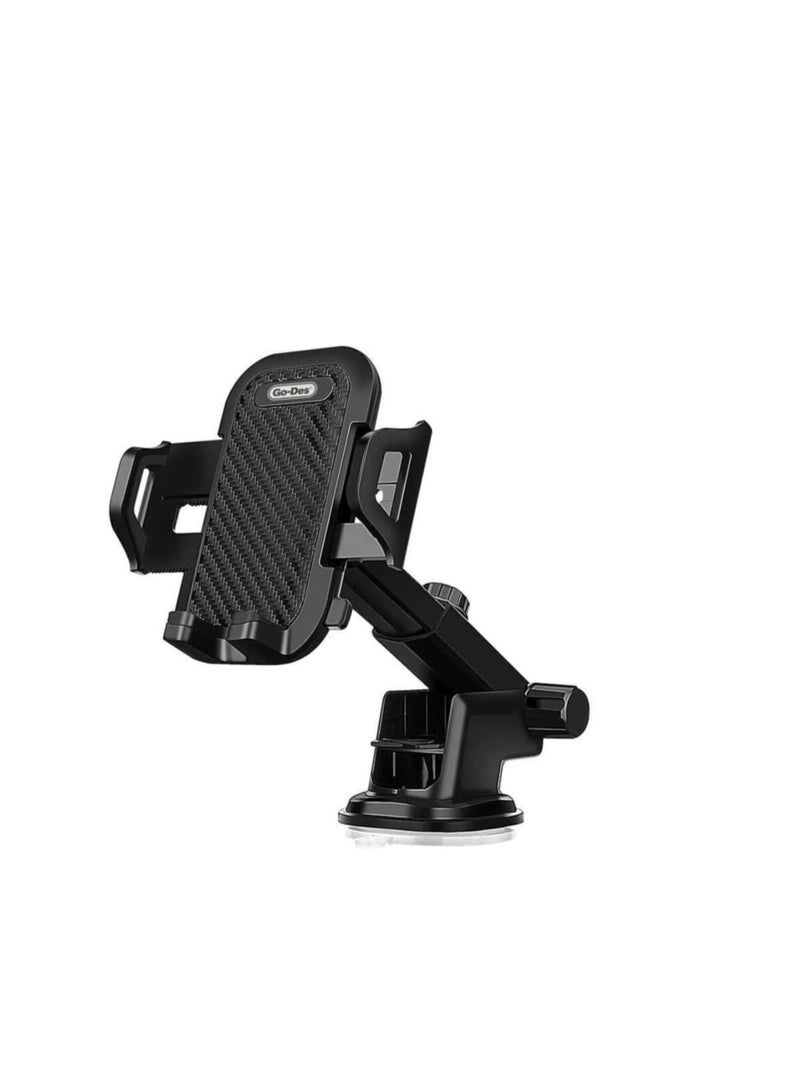 جو-ديز GD-HD693 حامل  الهاتف المحمول 2فى 1 للسيارة قابل للدوران 360 درجة أسود - Image 3