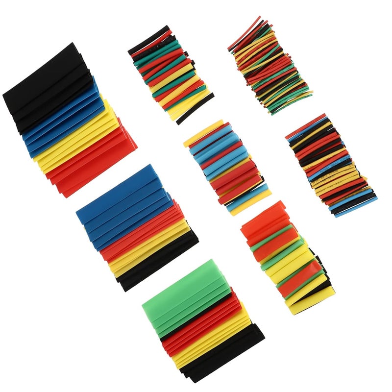 328Pcs Assorted Heat Shrink Tubing Wire Shrink Wrap Kit for DIY Electrical Insulation Protects Cables Connections Pre Cut for Easy Use and Circuit Prevention - Image 1
