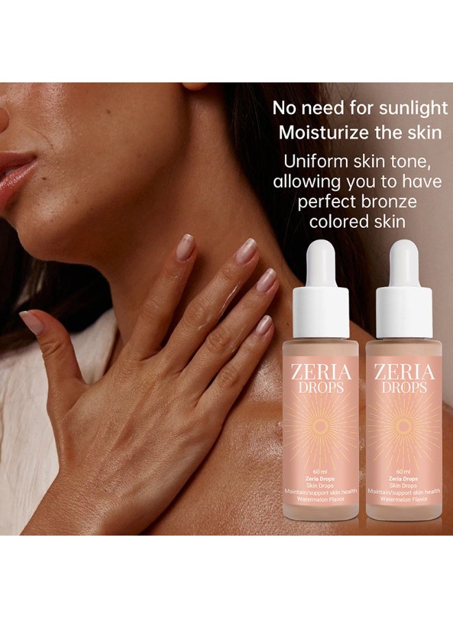Zeriab Sunscreen Tanning Oil Tans from the Inside Out Keeps Skin Healthy Gets a Sun-Kissed Look 60ML - Image 5