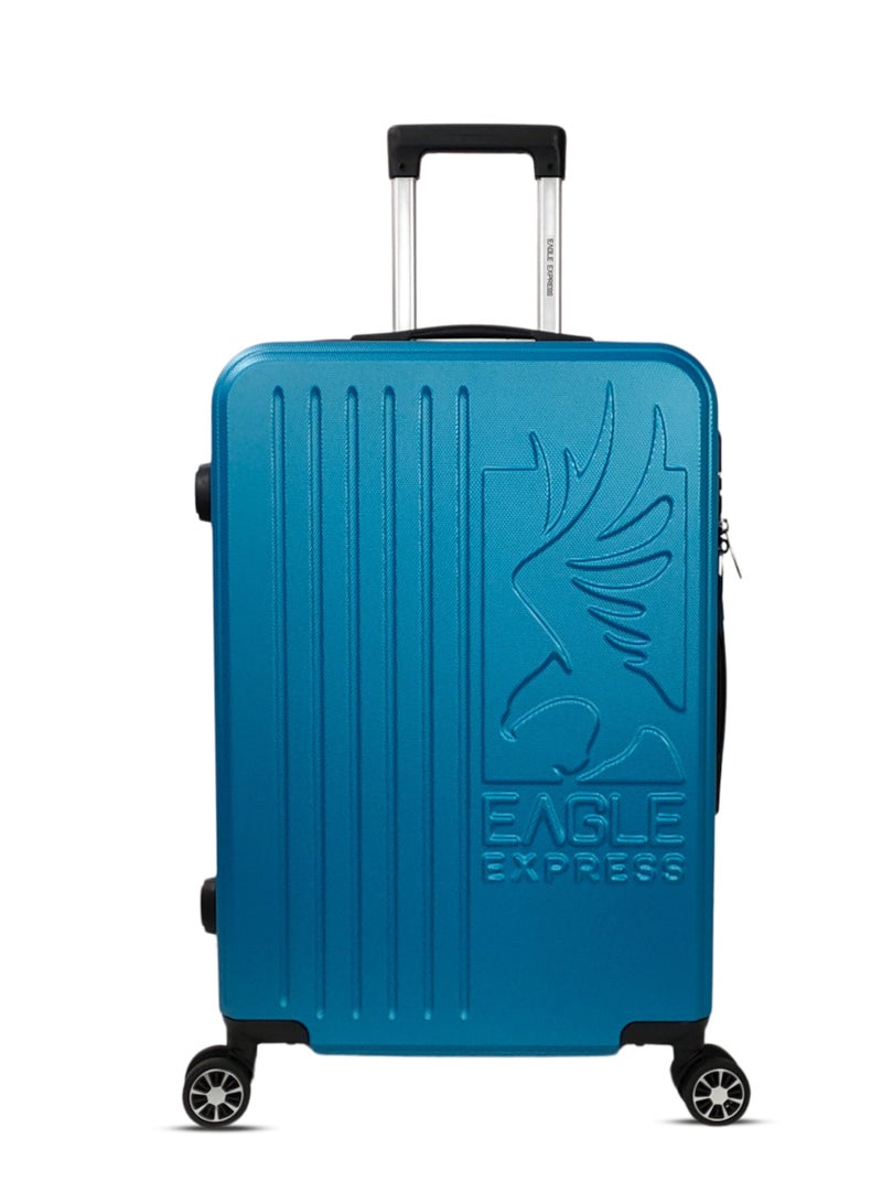 Eagle Express Superior 28-Inch Hard Trolley - Blue - High Quality ABS - 1-Year Warranty - Image 1