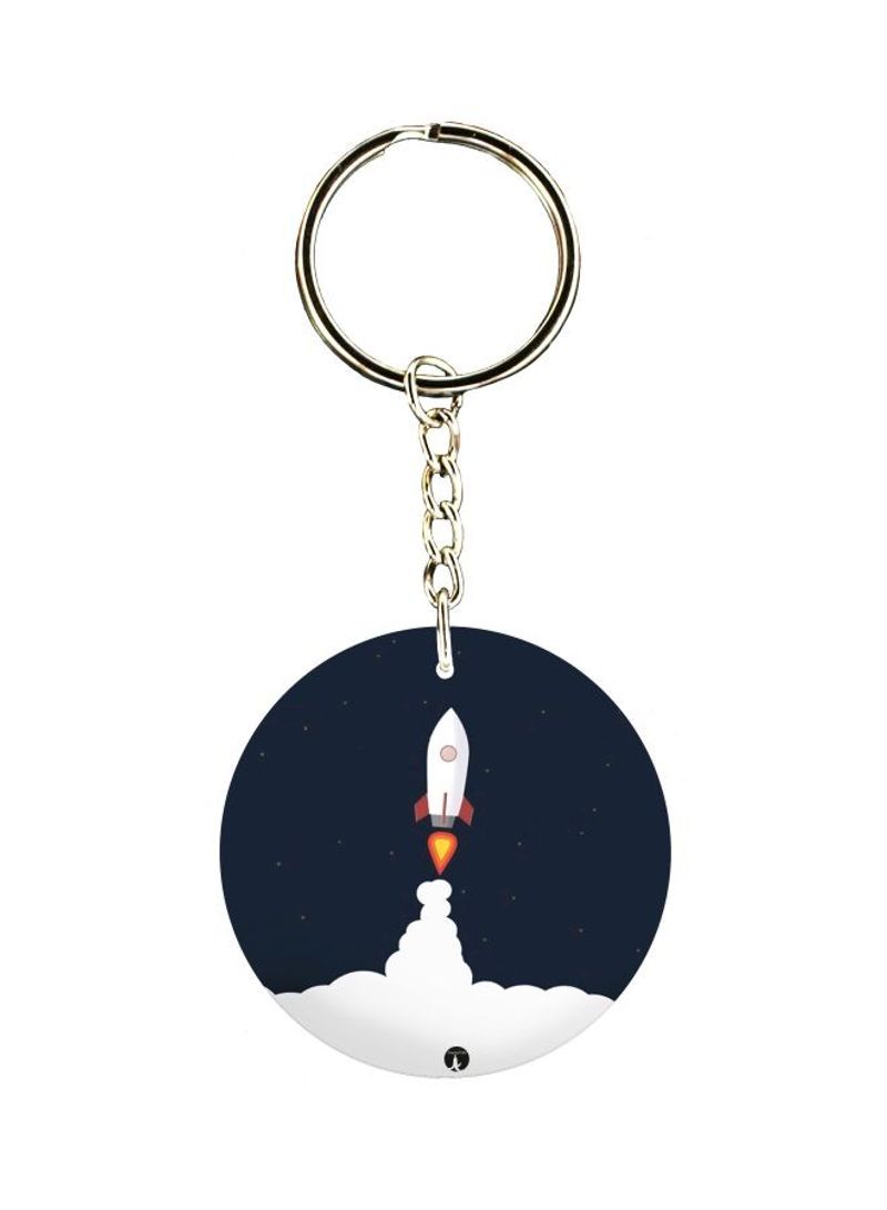 RKN Rocket Printed Keychain