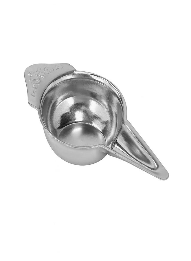 Dynore طقم ملاعق وأكواب تغذية للأطفال من الفولاذ المقاوم للصدأ من داينور - كوب تغذية بوندلا للأطفال حديثي الولادة والرضع | ملاعق وأكواب للأطفال من الفولاذ - 12 قطعة، سعة كل منها 10 مل، طولها 8 سم | ملاعق وأكواب للأطفال - Image 4