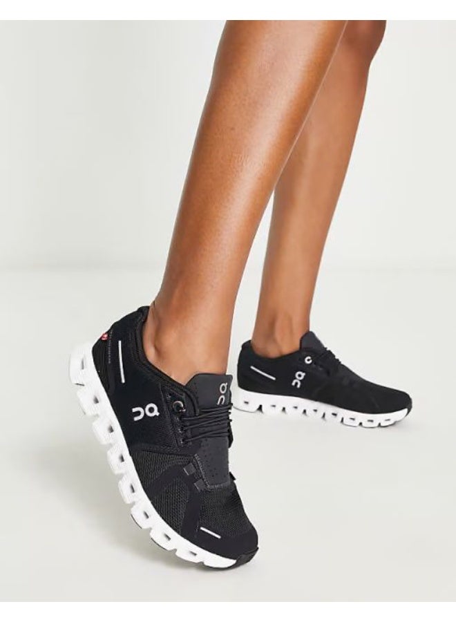 ON Running Cloud 5 Sneakers Shoe - Black - Image 4
