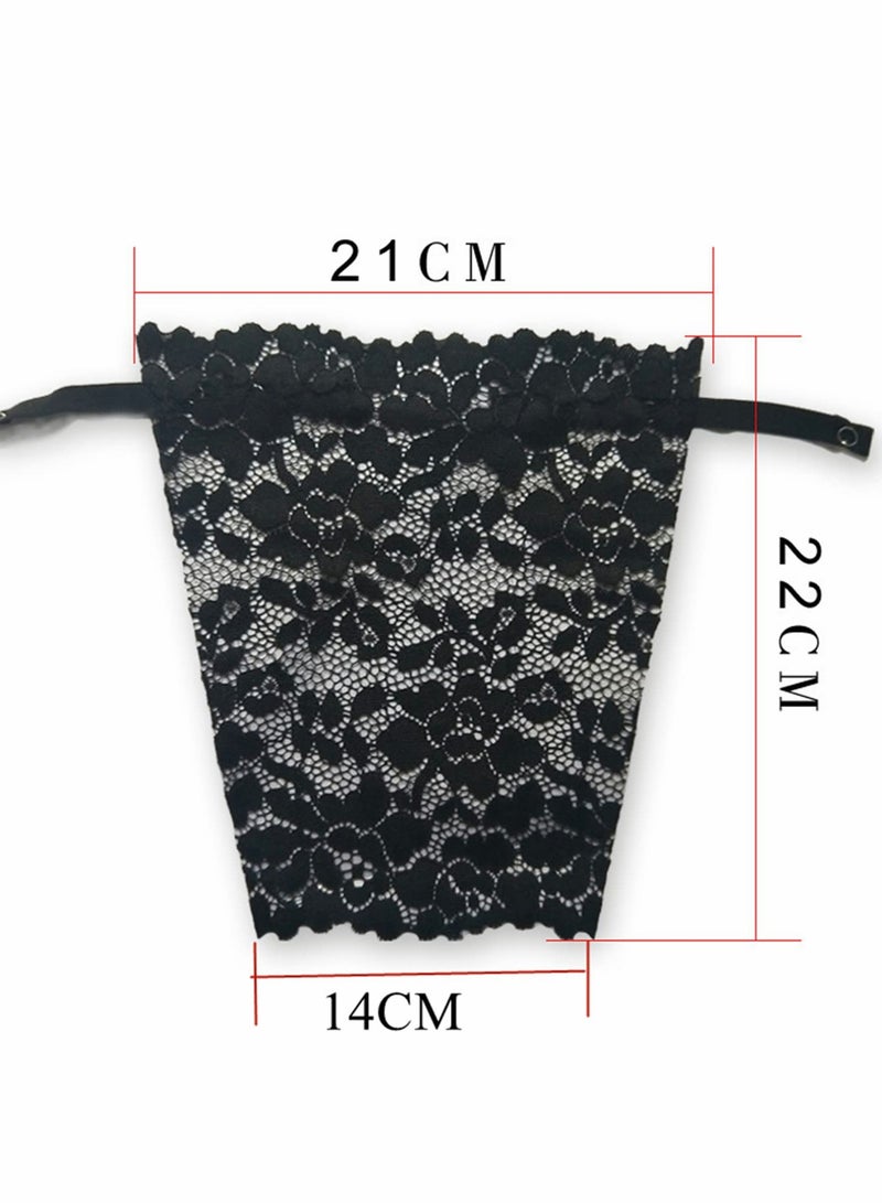 3-Pack Women's Lace Clip-On Mock Camisole, Modesty Overlay Vest for Added Coverage and Style  - Image 5