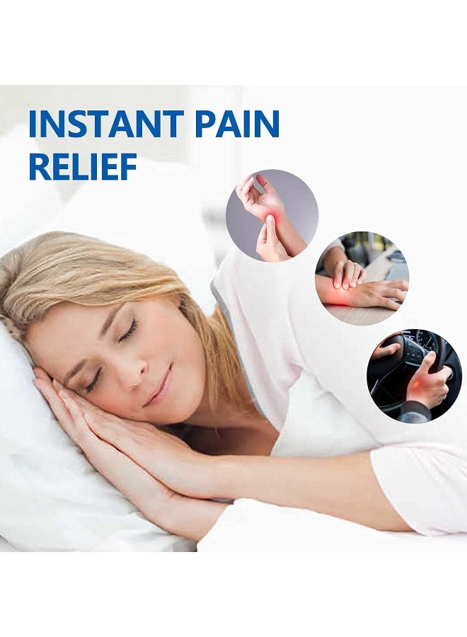 FDTY Wrist Brace for Carpal Tunnel, Night Sleep Wrist Support, Arm Compression Hand Support for Injuries, Sprain, Sport, Removable Metal Wrist Splint for Men, Women，Suitable for left hand and right hand - Image 3