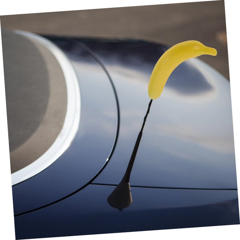 Banana Car Antenna Topper Weather Resistant Cartoon Fruit Decoration For Trucks Suvs - Image 5
