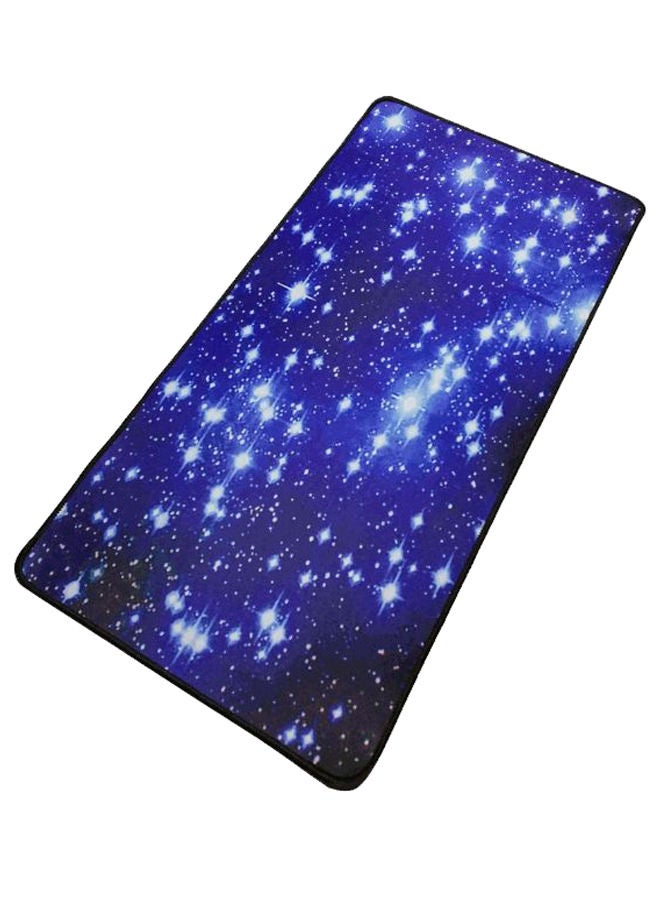 NIBEMINENT Anti-Skid Printed Gaming Mousepad Black/Blue/White - Image 1