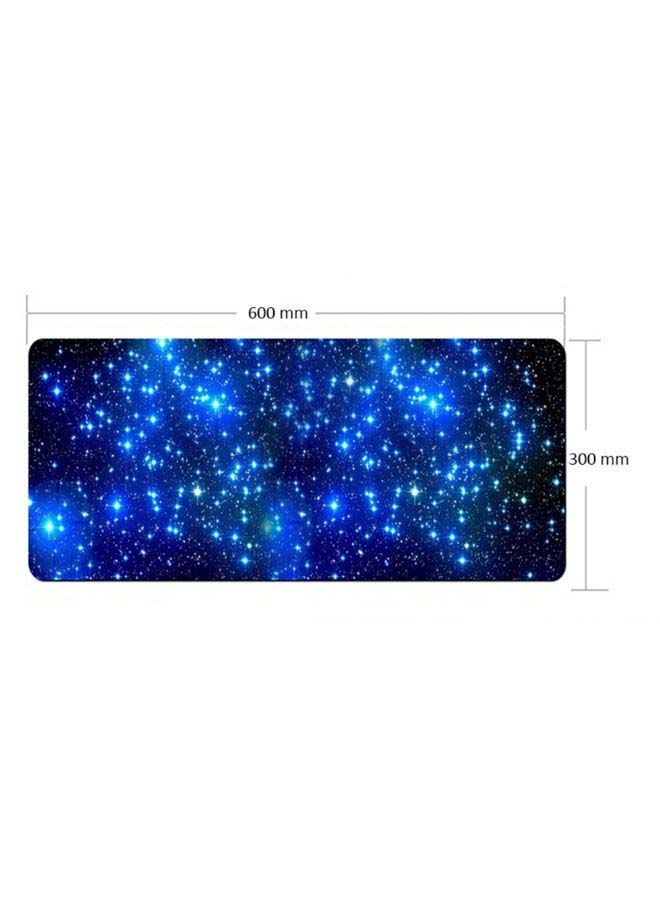 NIBEMINENT Anti-Skid Printed Gaming Mousepad Black/Blue/White - Image 2