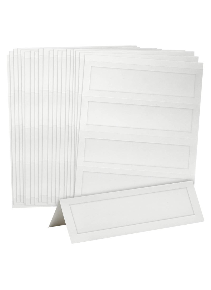 Sustainable Greetings Sustainable Greetings Tent Table Place Cards (120 Count) Printer Friendly, 2.5 x 8.5 Inches  - Image 1
