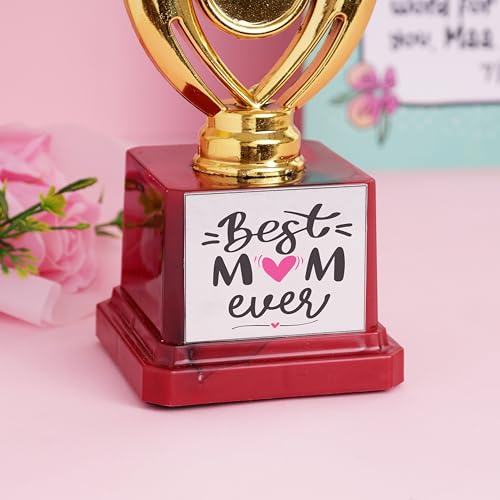 Oye Happy – World's No.1 Mom Trophy | Mother's Day, Birthday | Best Mom Gifts, Mothers Day Gift for Moms - Image 3
