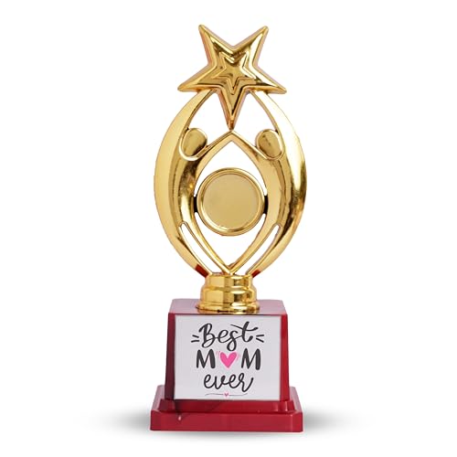 Oye Happy – World's No.1 Mom Trophy | Mother's Day, Birthday | Best Mom Gifts, Mothers Day Gift for Moms - Image 1