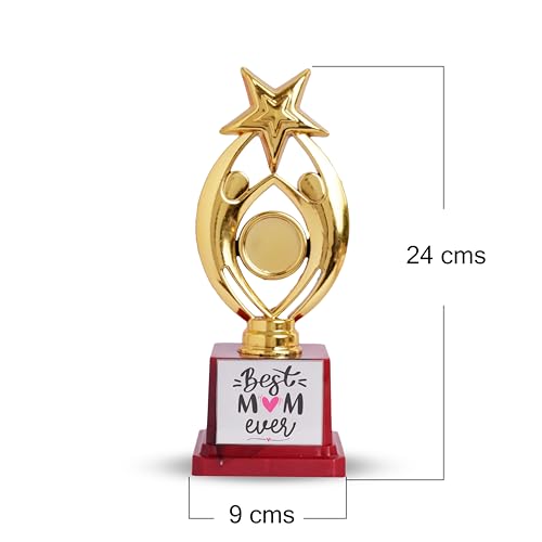 Oye Happy – World's No.1 Mom Trophy | Mother's Day, Birthday | Best Mom Gifts, Mothers Day Gift for Moms - Image 4