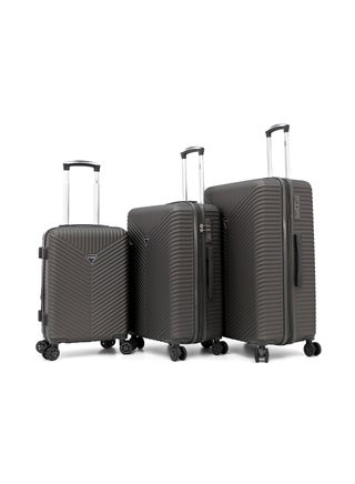 Hardside Luggage Trolley Bag 3 Pieces Set,Grey (S-20",M-24",L-28") - pzsku/Z620E9F43473A33630ED6Z/45/_/1728716855/8d7f1b68-774a-40ef-9f91-d905d12fb333