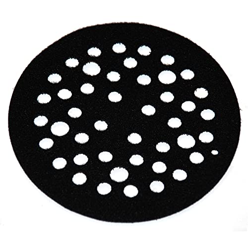 3M Hookit Clean Sanding Disc Pad Hook Saver, 5', 44 Holes, Hook and Loop Attachment - For use on Vacuum Sanders - 20444, Pack of 5 - Image 1