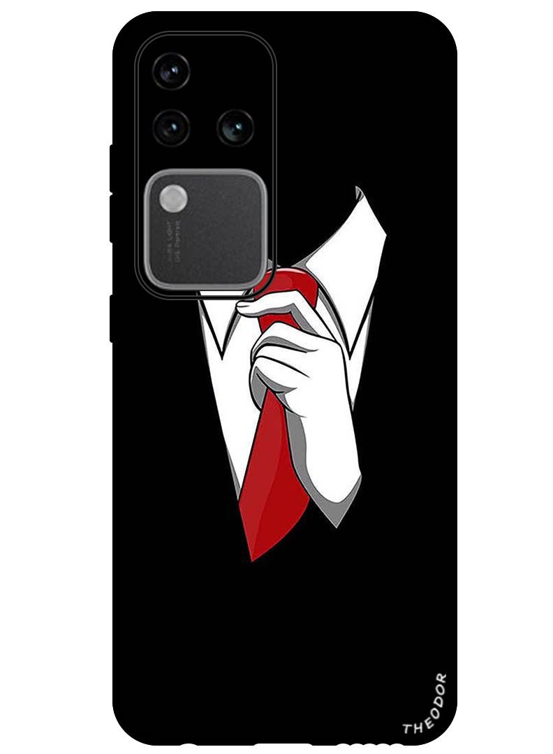 Theodor Protective Case Anti Scratch Shock Proof Bumper Cover For Vivo S18 Pro Men Suit - Image 1