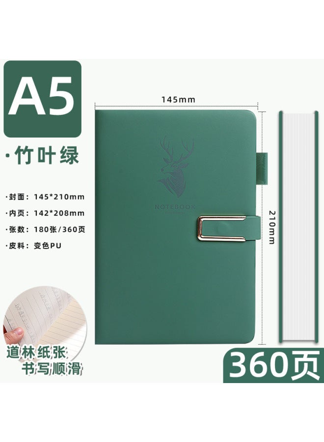 Amari A5 Notebook Business Office Work Meeting Recording Book Simple Buckle Thickened Notepad Printable Logo - Image 1