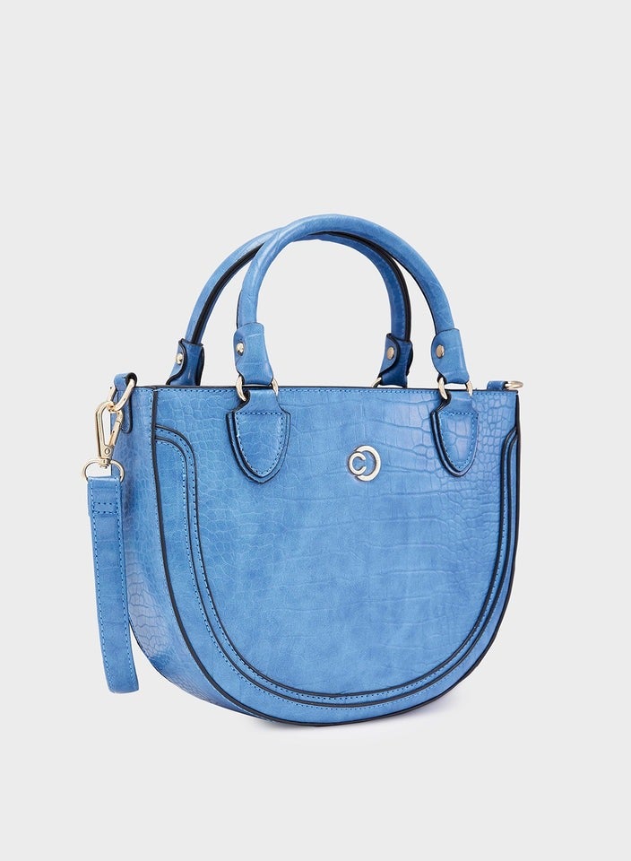 CAPRESE-NICOLE SATCHEL SMALL YALE BLUE