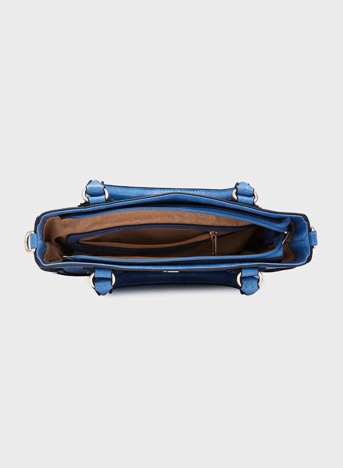 CAPRESE-NICOLE SATCHEL SMALL YALE BLUE