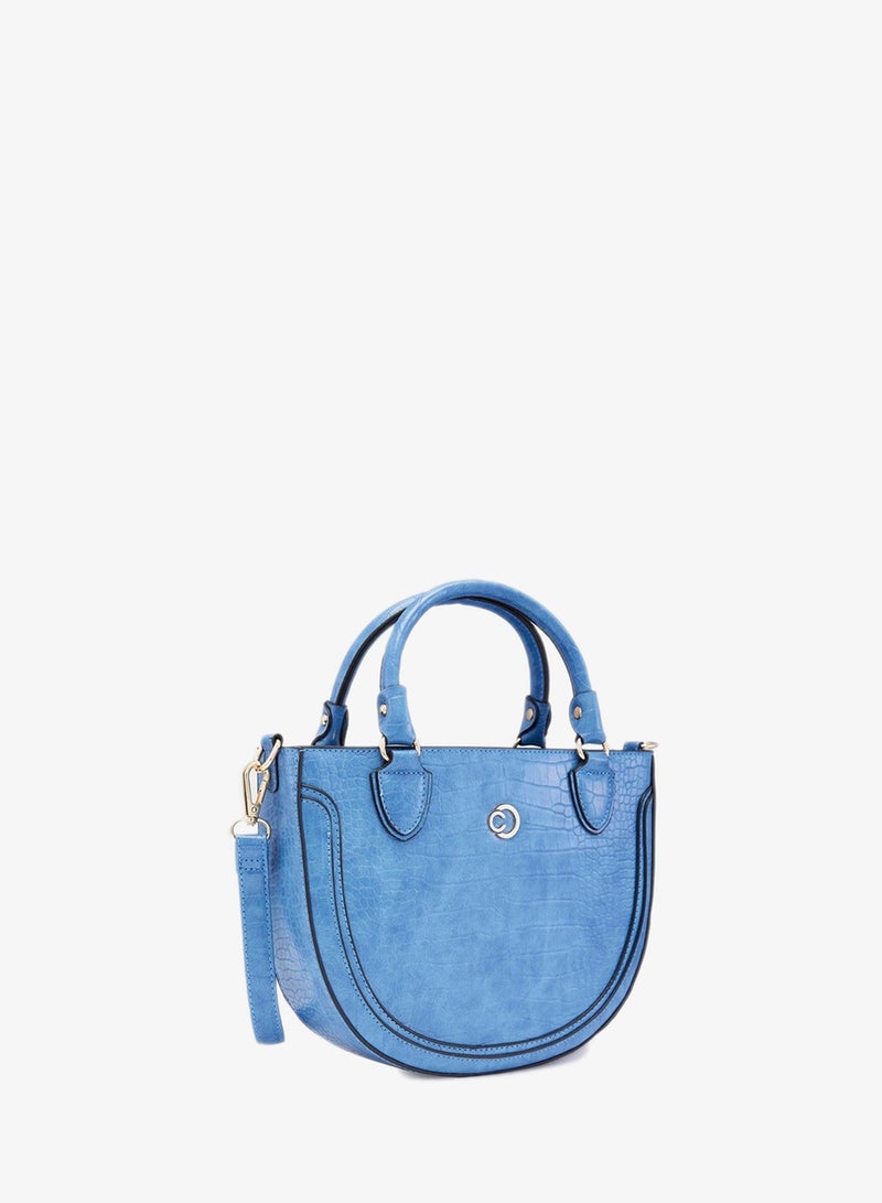 CAPRESE-NICOLE SATCHEL SMALL YALE BLUE - Image 2