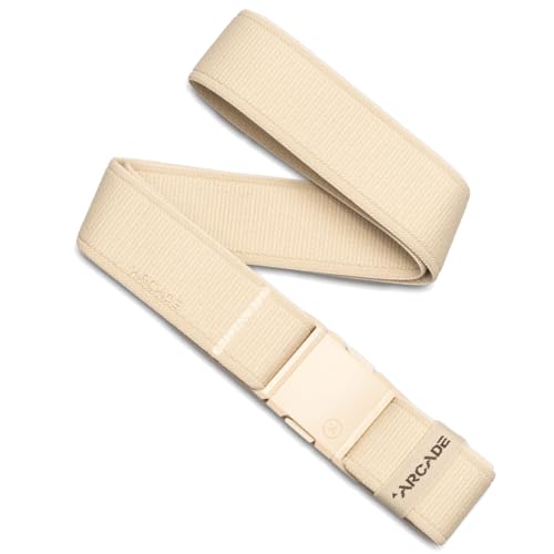 Arcade Belts A2 Atlas Unisex Adventure Belt: Heavy Duty Stretch, Metal Free Buckle, Khaki - Image 1