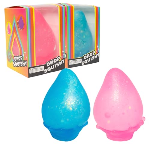 JIACAI Squishy Drop Stress Balls for Adults Kids Drop Malt Sugar BallsFidget Toys for Kids with Autism Fidgets for Classroom Prize Toys 2pcs - Image 1