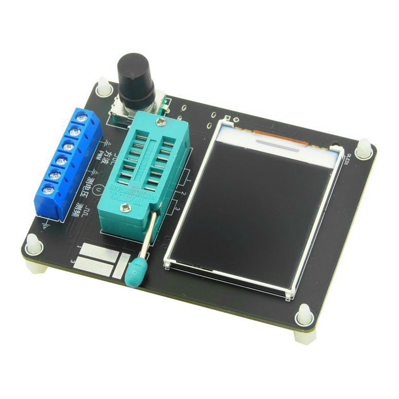 GM328A Transistor Diode SMT Component Tester 1.77inch TFT Display Capacitance ESR Voltage Frequency Meter PWM Squarewave Signal Generator Electronic Kit - Image 2