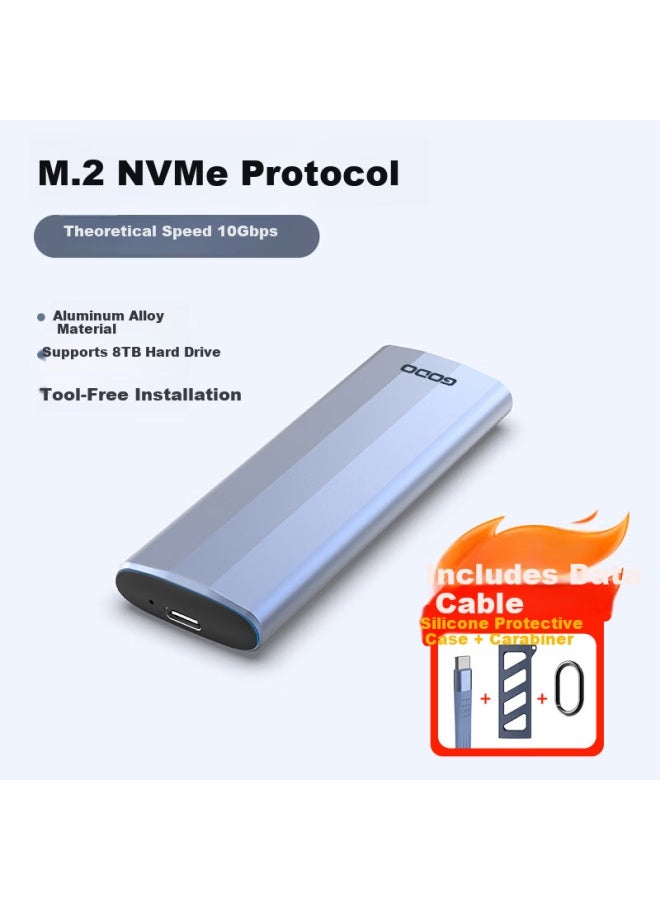 Godo on Vme Ssd Enclosure Type-c External 10gbps High-speed M.2 Portable Ssd Case For Mac Mini Laptop Tablet Apple Iphone - Image 4
