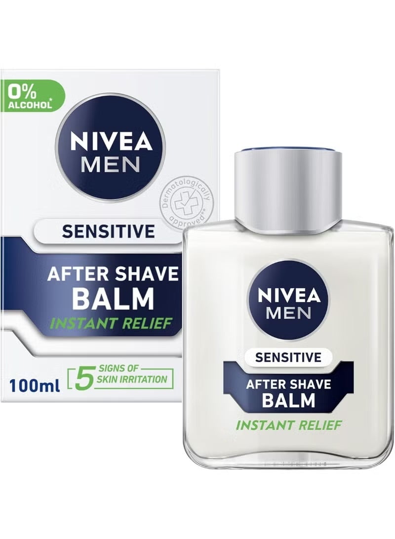 NIVEA MEN Sensitive Aftershave Balm 100ml - Image 1