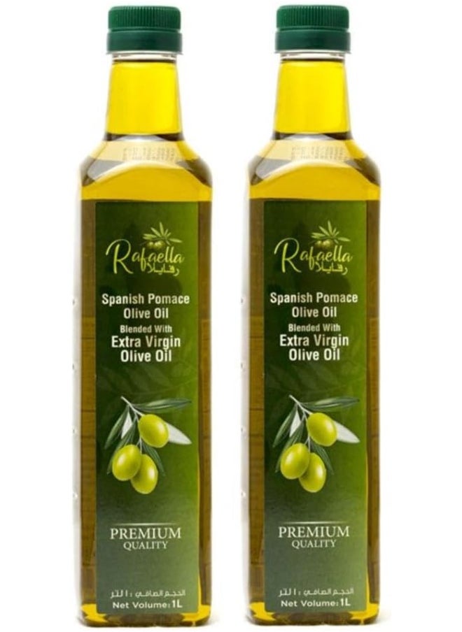 Rafaella Rafaella Spanish Pomace Olive Oil, 2 X 1 Liter  - Image 1
