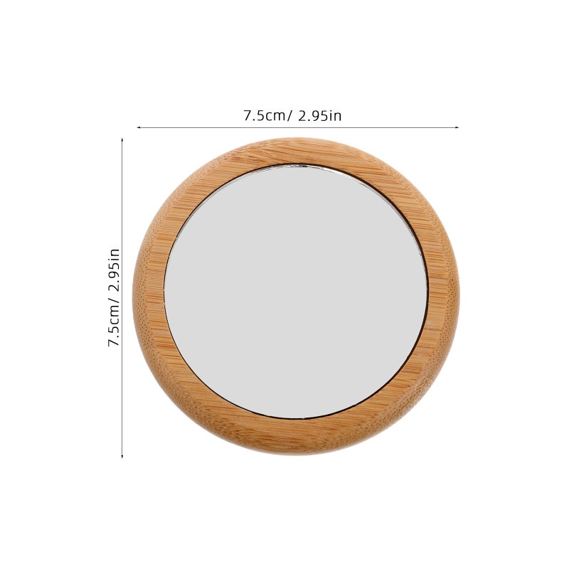 4 pcs Portable Mirror Handheld Compact Mirror for Travel Purse, and Handbag Small Round Makeup Mirror for Women and Girls - Image 4