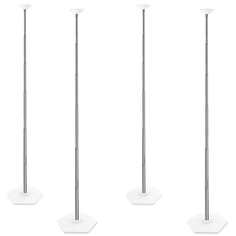 TEKXYZ Telescoping Balloon Stand Set of 4, 1.5ft to 7ft Free Adjustable Metal Balloon Column Stand for Party Decorations - Image 1