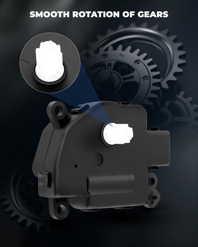LUJUNTEC 2-Pack A/C HAVC Heater Blend Door Actuator Replacement for Ford/for Lincoln/for Mercury 2004-2018 - Direct Fit 604-228 4F2Z19E616FA - Air Recirculation & Temperature Control Motor Assembly - Image 2