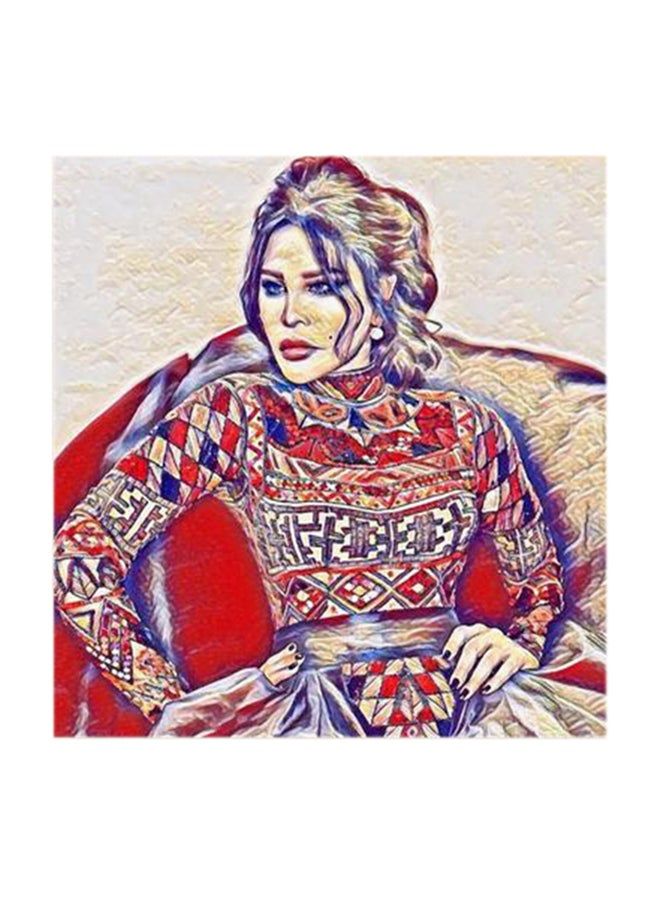 RYN Ahlam MDF Wall Art Multicolour 30x30centimeter - Image 2