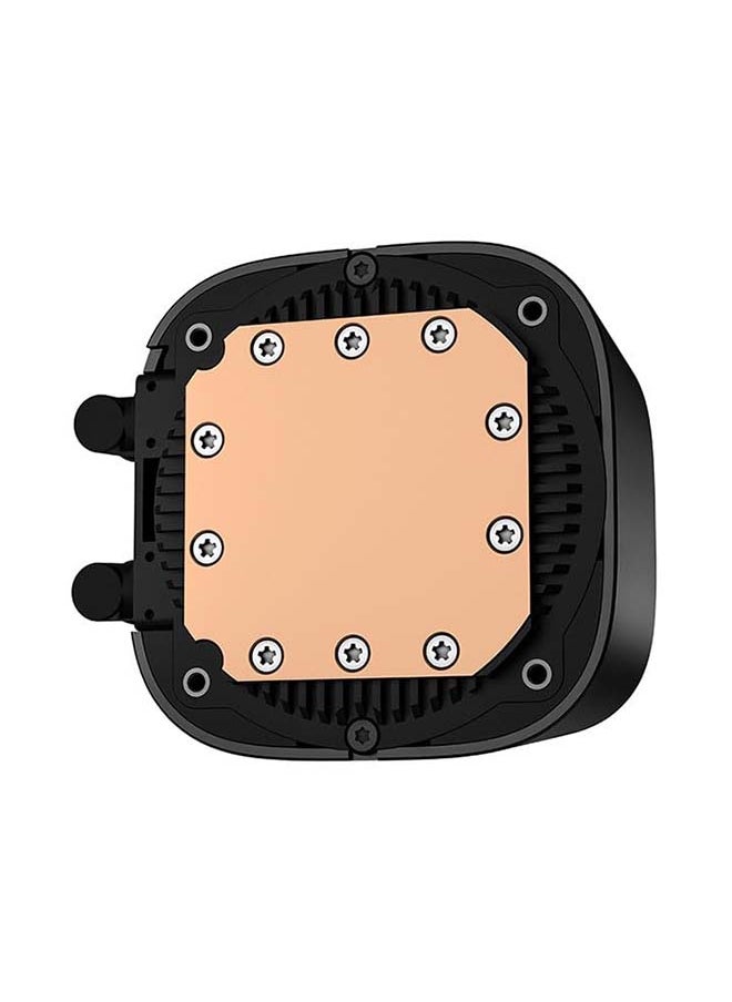 DEEPCOOL Deepcool LE720 ARGB AIO مبرد وحدة المعالجة المركزية السائل، مشعاع 360 مم، 3 مراوح aRGB عالية الأداء، سرعة المروحة 500 ~ 2250 دورة في الدقيقة، تدفق هواء مروحة 85.85 CFM، نوع محمل مائي، أسود | R-LE720-BKAMMN-G-1  - Image 3