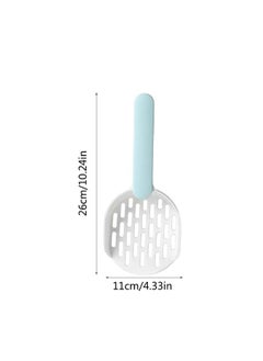 PL Eco-Friendly Cat Litter Scoop with Vibrant Blue Handle - Durable and Easy to Use  - Image 1