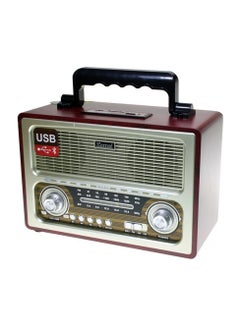KEMAI Kemai MD-1800BT Vintage Style Wooden FM Radio With AM/FM/SW 3 Band DSP Radio With Bluetooth/USB/SD/TF Card Slot  - Image 2