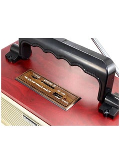 KEMAI Kemai MD-1800BT Vintage Style Wooden FM Radio With AM/FM/SW 3 Band DSP Radio With Bluetooth/USB/SD/TF Card Slot  - Image 4