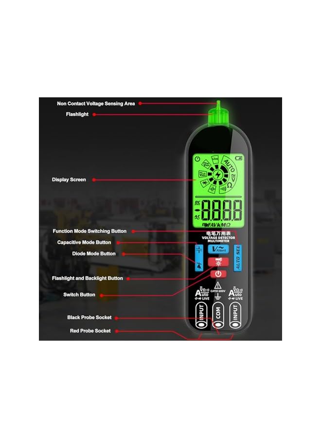 PROMASS promass Digital Multimeter BSIDE A1X Intelligent Digital Multimeter Auto Ranging Smart Digital Multimeter  - Image 3