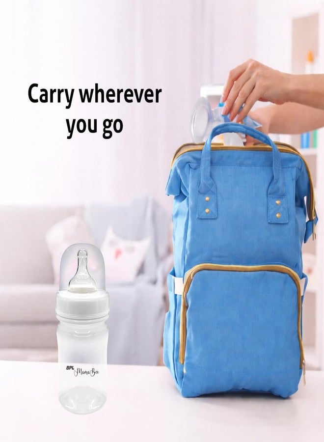 BPL Medical Technologies MamaBee Silicone Manual Breast Pump,Baby Milk Pump, Soft & Gentle - BPA Free (150 ML) - Image 5