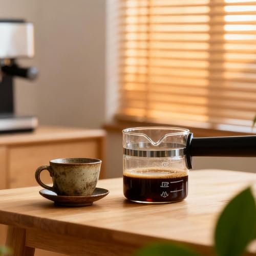 Allcup 4 Cup Espresso Glass Coffee Pot Replacement-Espresso Accessories Compatible with IMUSA, Hamilton Beach, Mr.Coffee, Breville, UNIVEN Espresso Machine,Black handle - Image 4