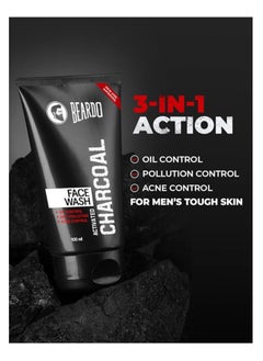 BEARDO Beardo Gift Box 5-in-1 | Activated Charcoal Facewash 100ml | Godfather Beard oil 30ml | Beardo Beard & Mustache Wax - Extra Strong 50g | Growth Roll on 8ml | Whisky Smoke Perfume for men EDP 8ml | Rakhi Gift for Brother | Friendship Day Gift  - Image 5